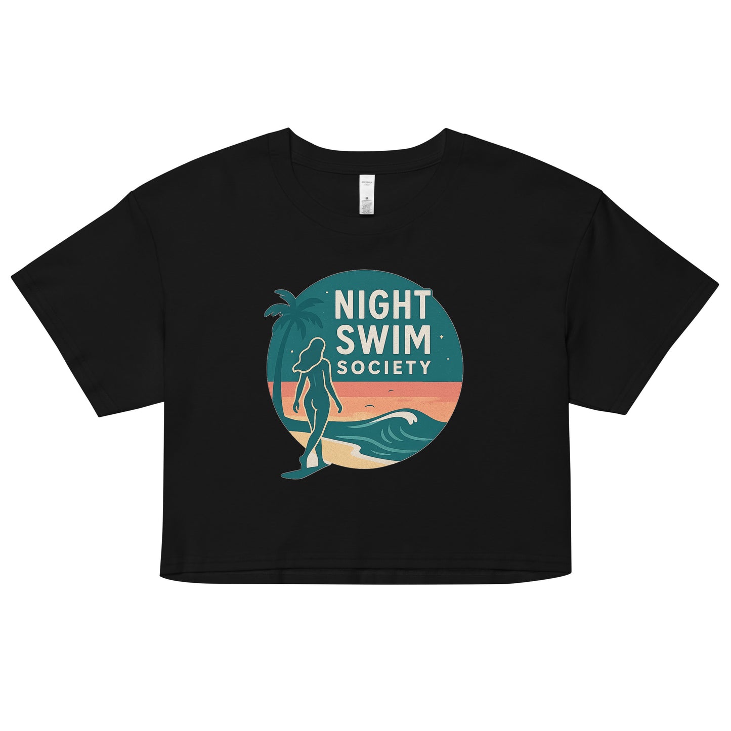 Night Swim Society Ladies Crop Top