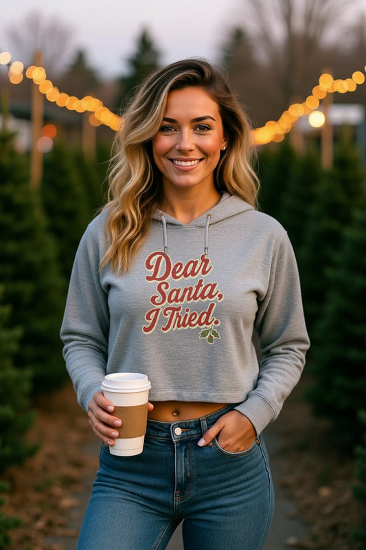 Day 4: Dear Santa, I Tried Crop Hoodie