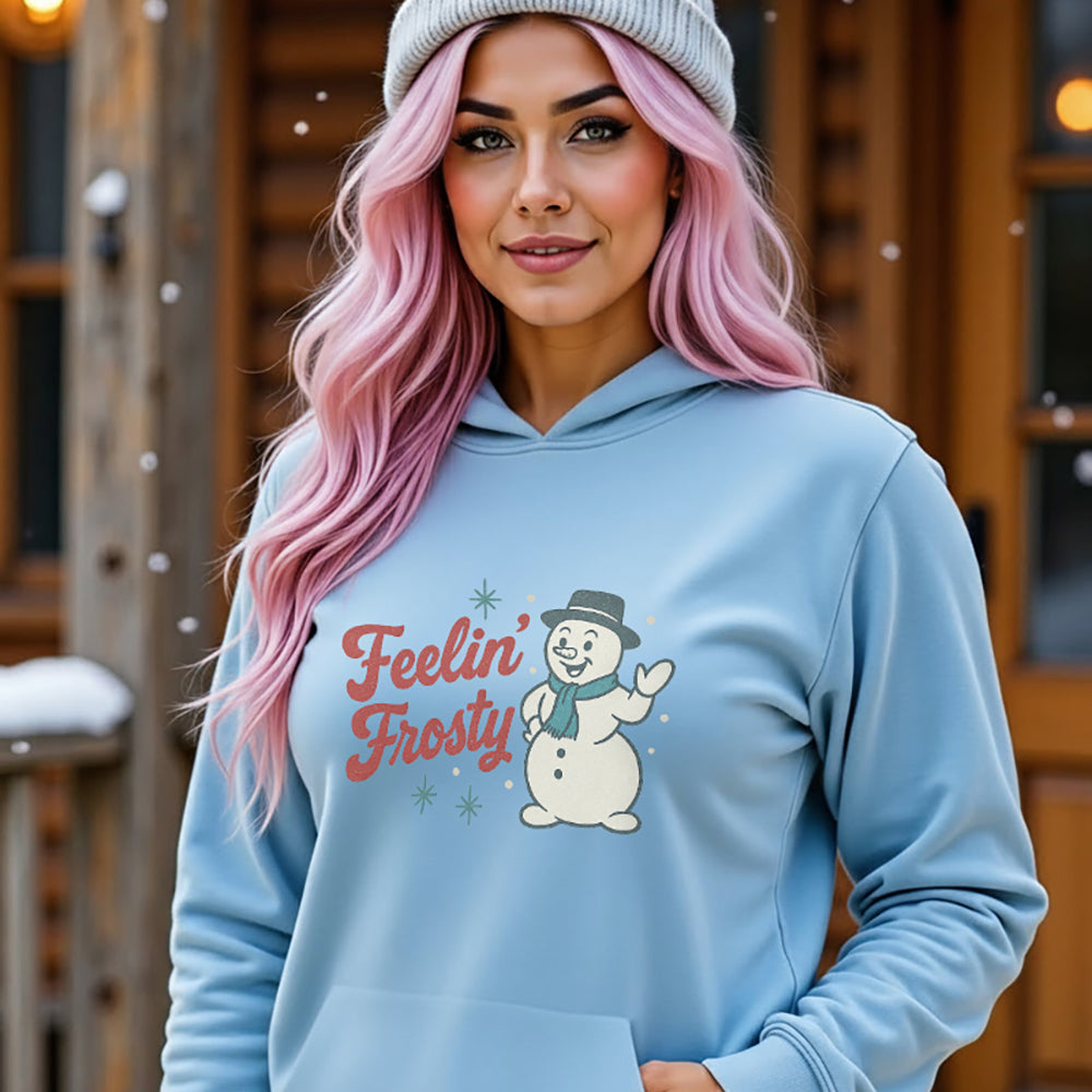 Feelin' Frosty Boyfriend Fit Hoodie