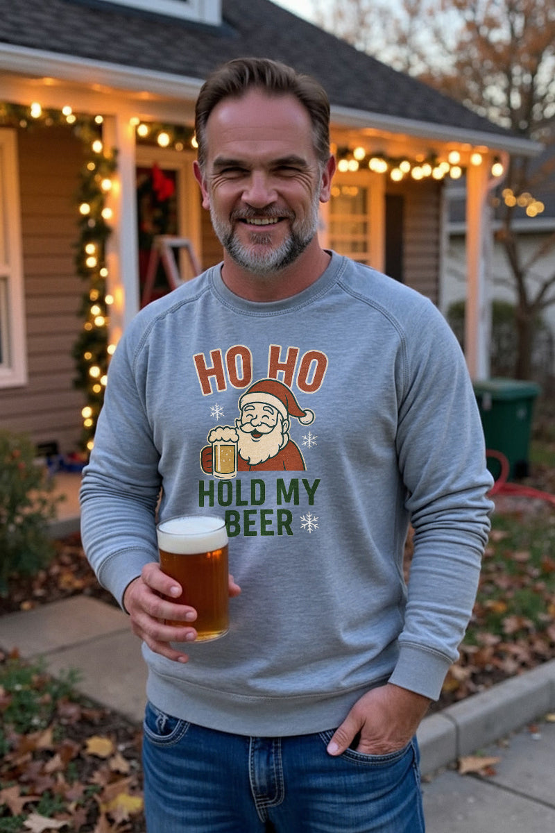 Day 7: Ho Ho Hold My Beard Unisex Sweatshirt