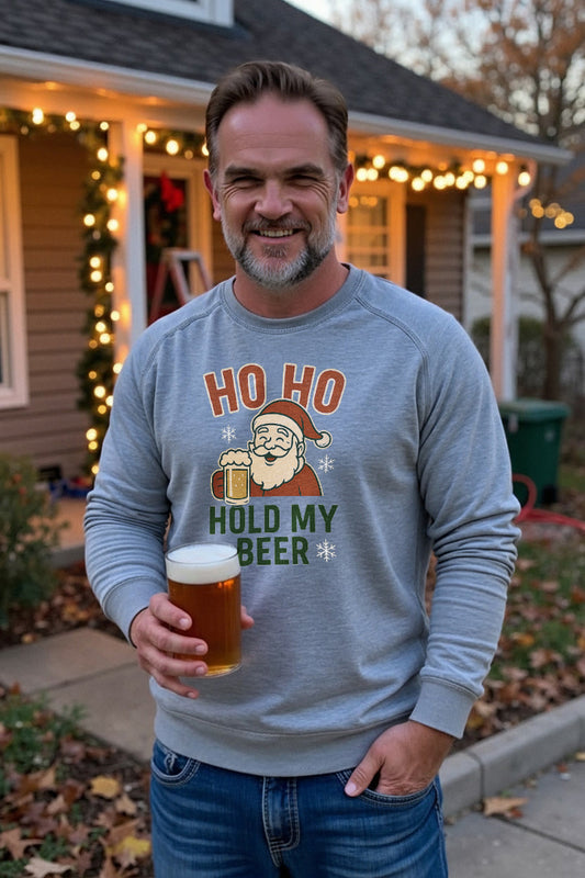 Day 7: Ho Ho Hold My Beard Unisex Sweatshirt