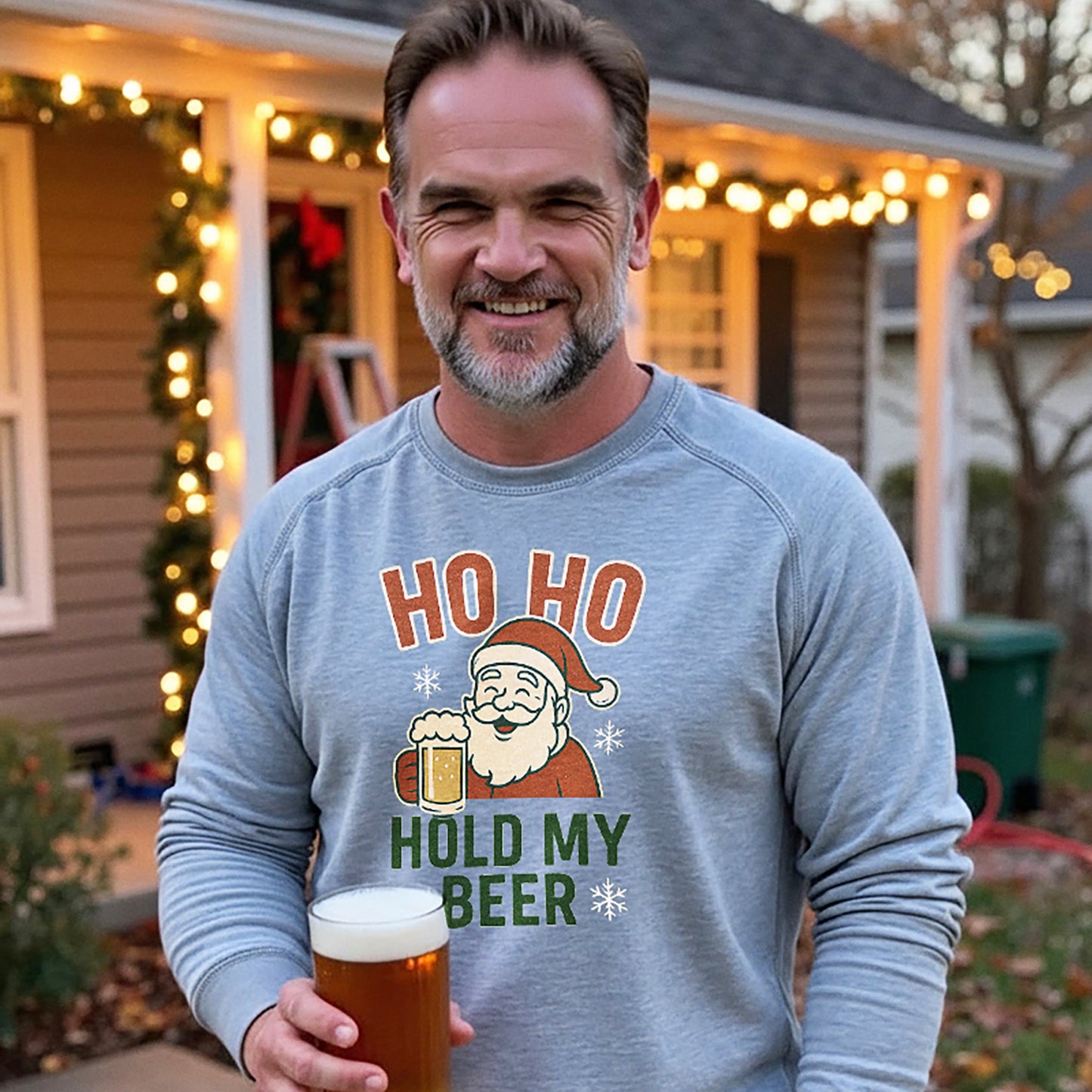 Ho Ho Hold My Beard Unisex Sweatshirt
