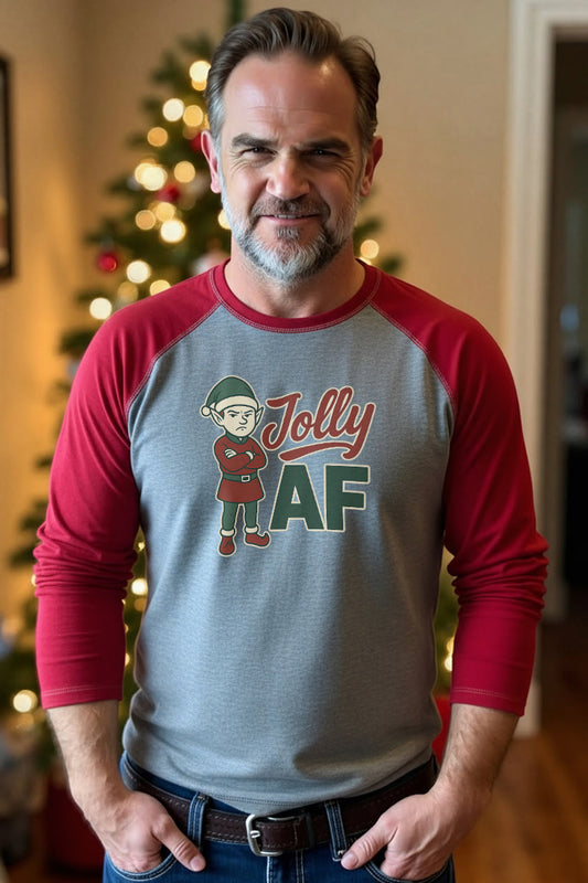 Day 3: Jolly AF 3/4 Sleeve Raglan