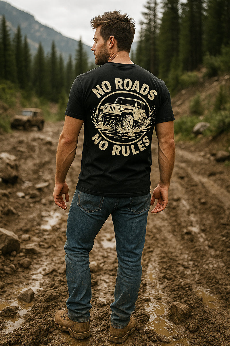 No Roads No Rules Men's Tee