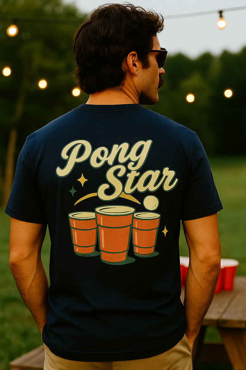 Pong Star Men's Tee