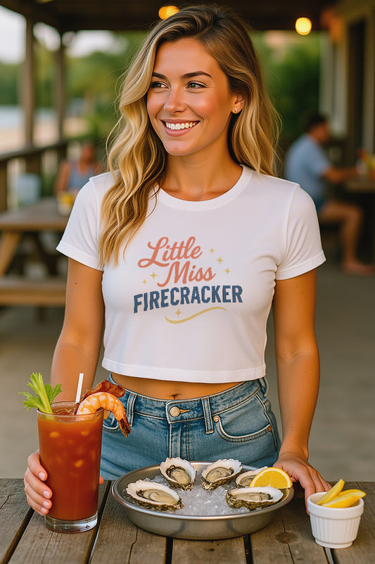 Little Miss Firecracker Ladies' Crop