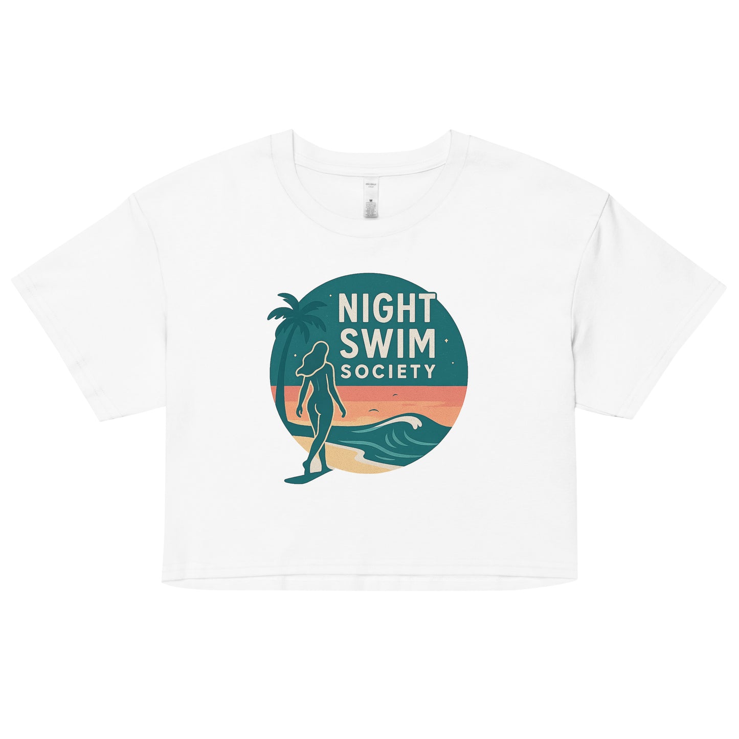 Night Swim Society Ladies Crop Top