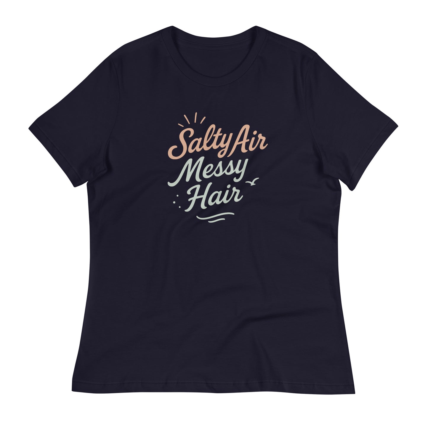 Salty Air, Messy Hair Ladies' Relaxed Tee