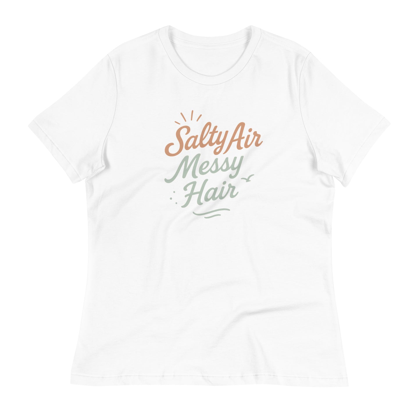 Salty Air, Messy Hair Ladies' Relaxed Tee